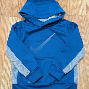 Nike Toddler Dri Fit Blue Hoodie 2T